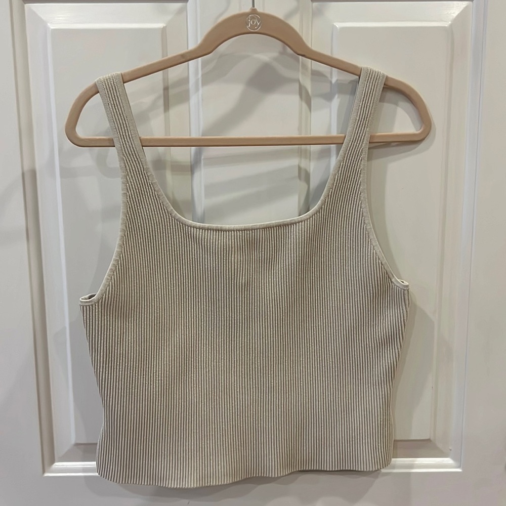 Aritzia Squareneck Sculpt Knit Tank